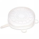 Крышка полиэтиленовая в наборе 6шт (20см.15см,13,5см,10см,8см,6см) прозрачная