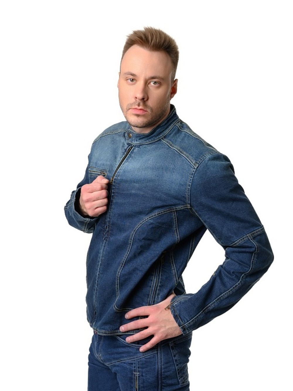 Ghost / Slim fit Cordura Denim стрейч / Синий