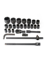 Набор ударных головок 21-65 мм, трещотка 3/4" (26 предметов) / Набор инструментов ударных для грузовиков