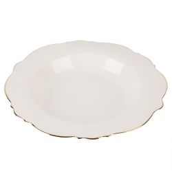 Набор тарелок 6 шт "White" d=27/21,5см/19см (фарфор) (подарочная упаковка)