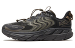 Satisfied x HOKA ONE ONE all-match comfortable non-slip low-top running shoes for men and women the same style black