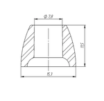 Спираль для сковороды СЭСМ, СЭЧ с бусами (2,65м)