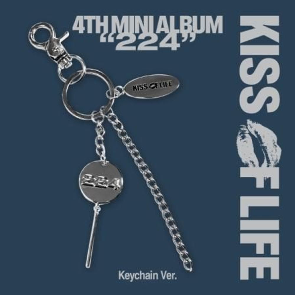 Альбом KISS OF LIFE - 224 4th Mini Album KEYCHAIN Version