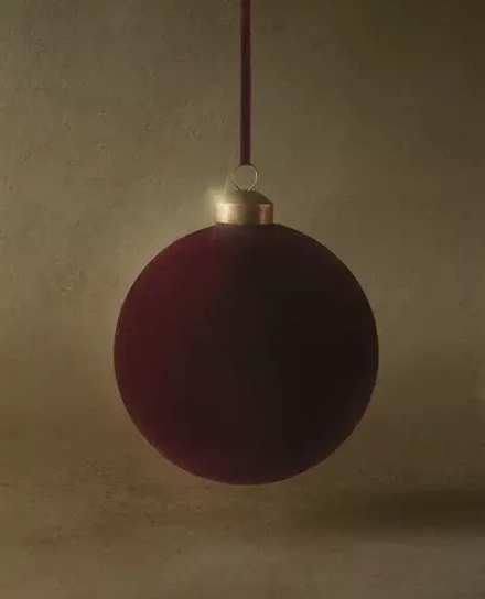 ZARA HOME БАРХАТНОЕ УКРАШЕНИЕ ДЛЯ РОЖДЕСТВЕНСКОЙ ЁЛКИ
