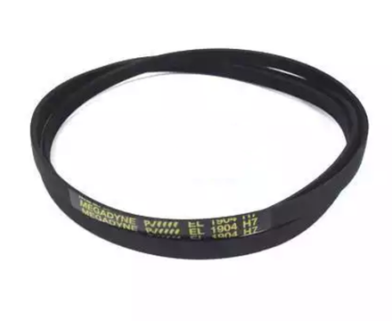 Ремень 1904 H7 EL Megadyne для стиральной машины Whirlpool (Вирпул) 1862мм черный, желтая надпись