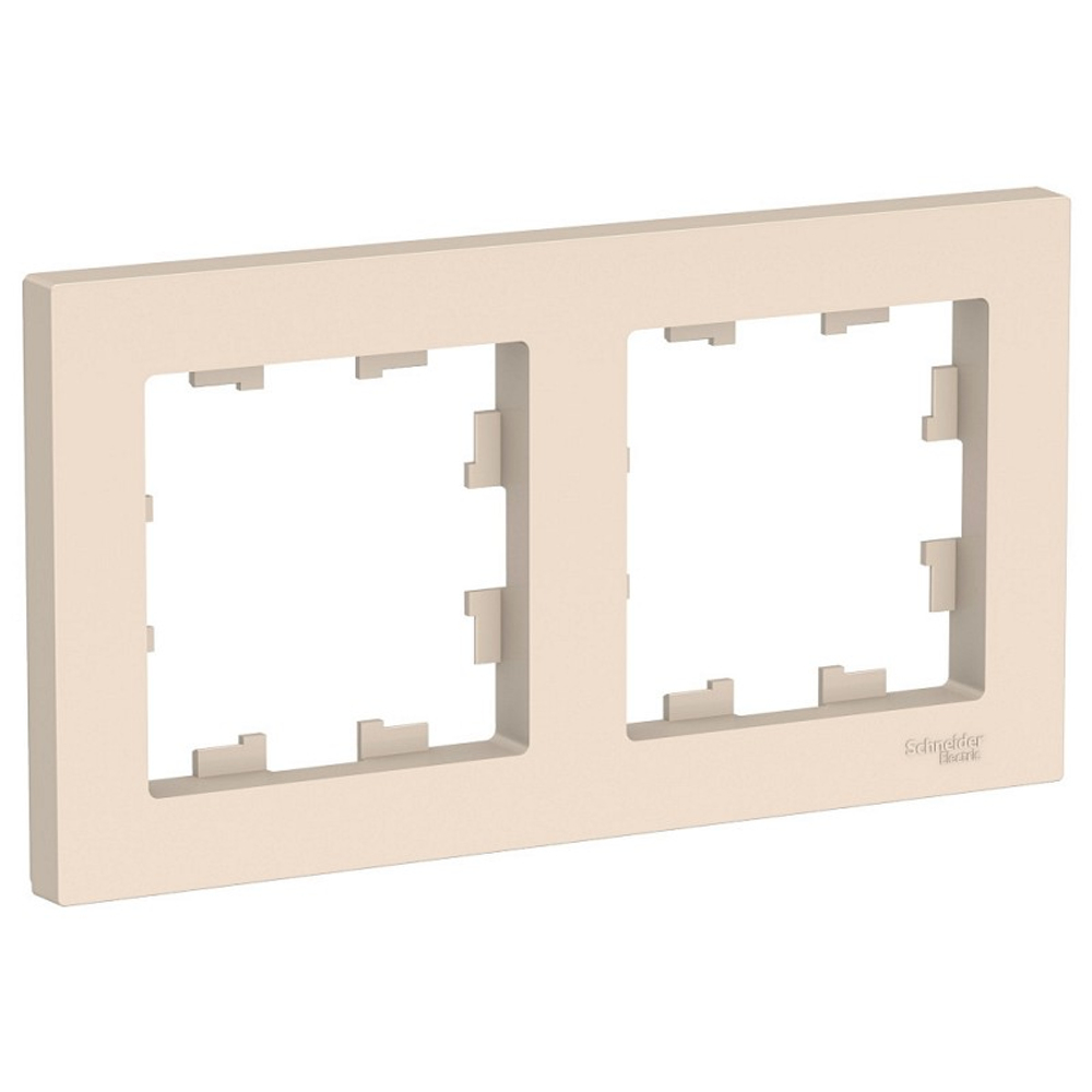 Рамка двухпостовая бежевая ATLAS DESIGN ATN000202