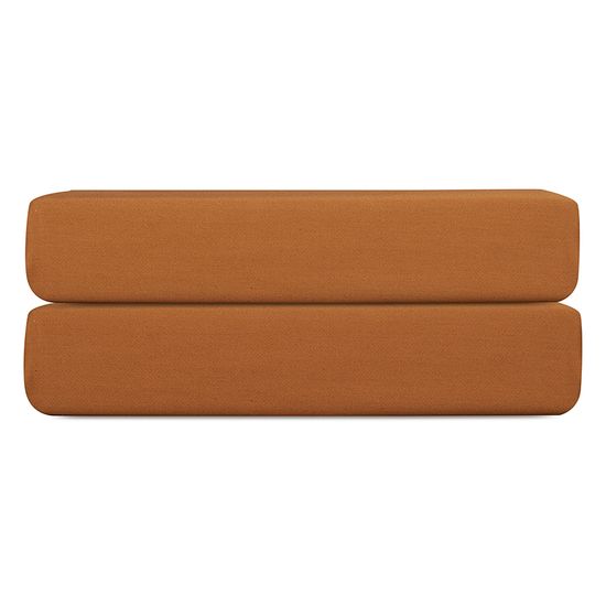 Простыня на резинке из сатина из коллекции meditation, caramel, 160х200х30 см