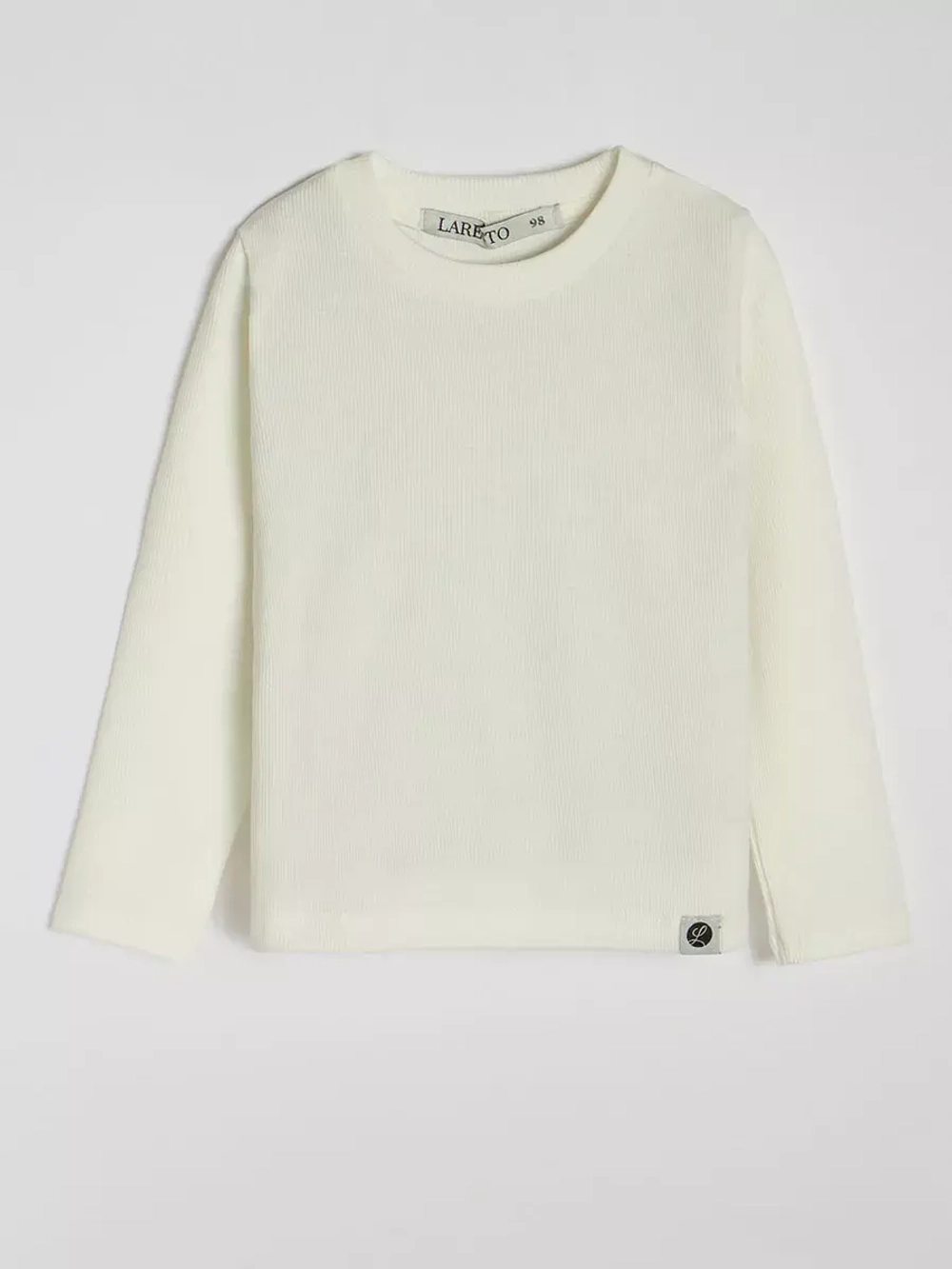 Лонгслив детский кофта в рубчик хлопок