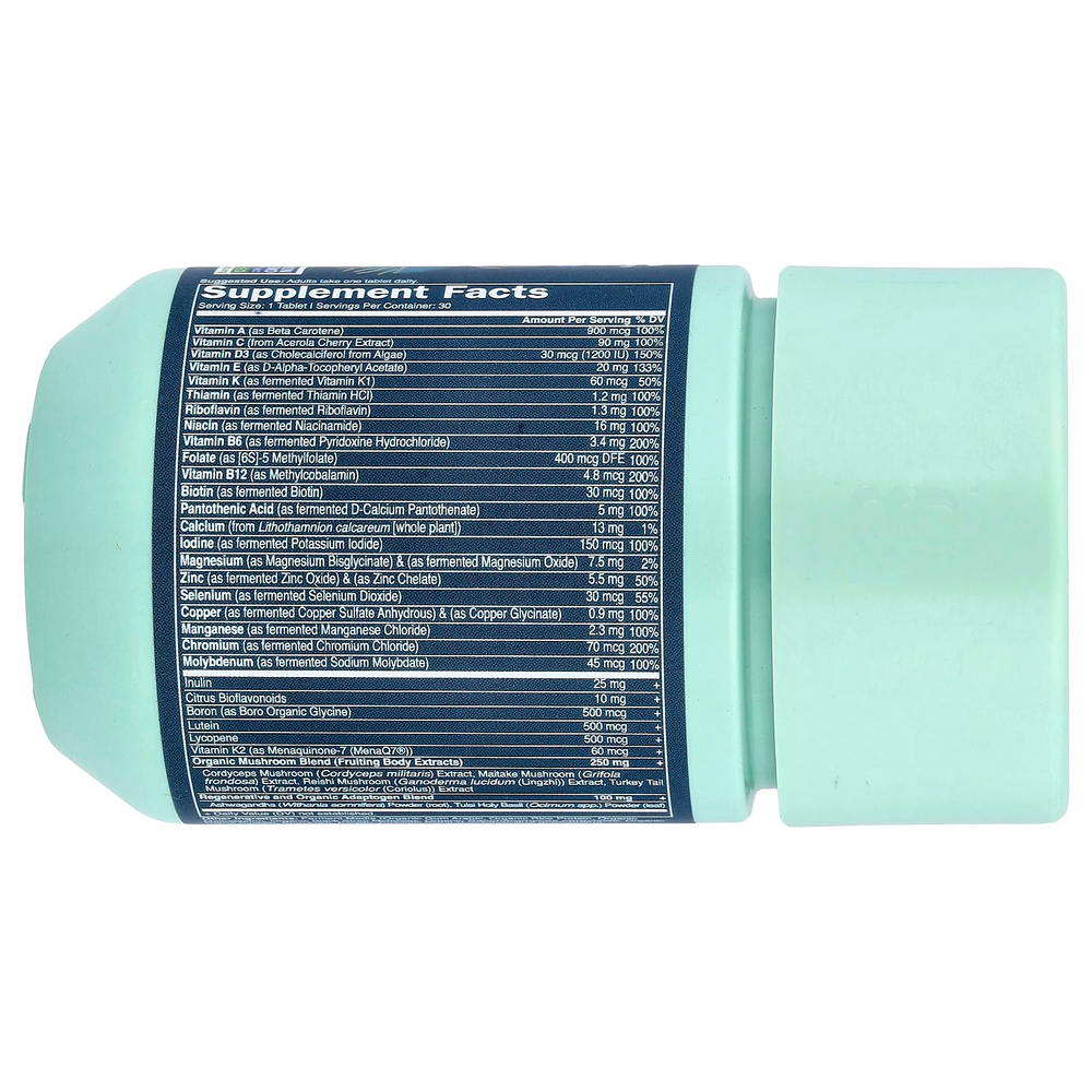 True Grace, One Daily Men's Multivitamin, мультивитамины для мужчин, 30 веганских таблеток