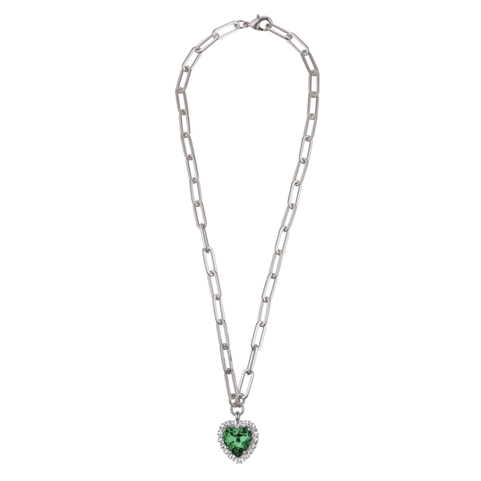 Колье Dyrberg Kern SIMONA SS EMERALD GREEN / CRYSTAL 430021