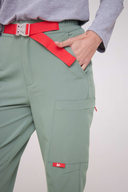 Джоггеры медицинские унисекс Кайтеки, шалфей