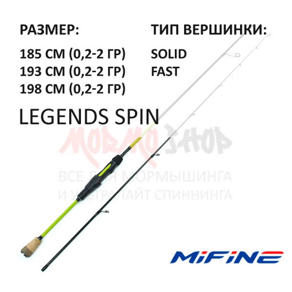 Спиннинг Legends Spin 0.2-2 гр от Mifine (Мифаин)