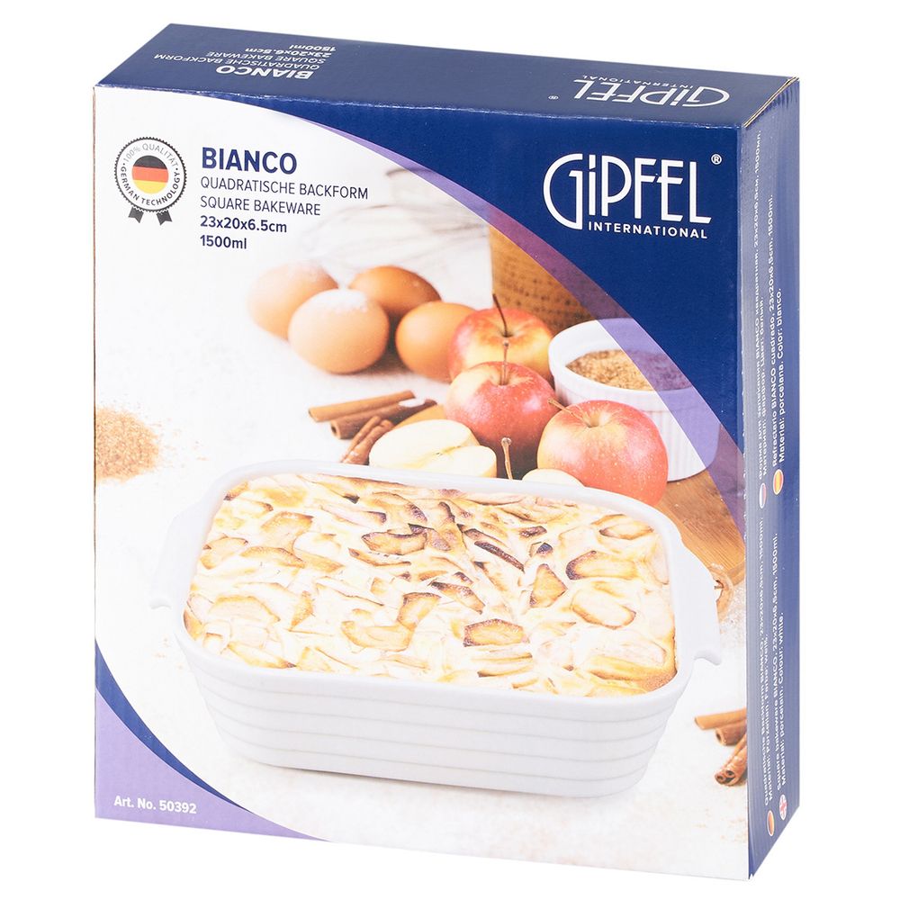 Форма для запекания Gipfel Bianco 50392 1,5 л/23x20x6,5 см