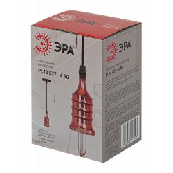 PL13 E27 - 4 RG Подсветка ЭРА Накладной, цоколь Е27, провод 1 м, цвет розовое золото