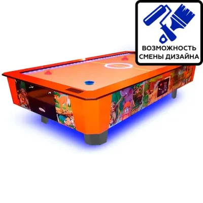 Аэрохоккей (220*170*75 см.) с подсветкой на 4 игрока