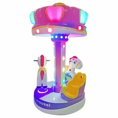Детская карусель «Весёлые пони», карусель аттракцион