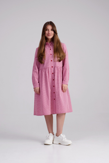 Платье женское 4625А, красный #381Кр054625А