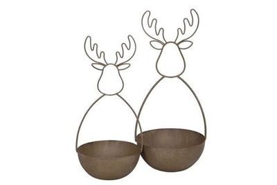 Набор из 2-х кашпо "Лоси" 9,5x21,5см / 11x25,5см