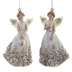 GAEM Фигурка декоративная подвесная "Ангел", L5 W3,5 H9,5 см, 2в.