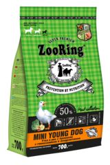 ZooRing сухой корм для собак мелких пород (утка,рис) 700 гр