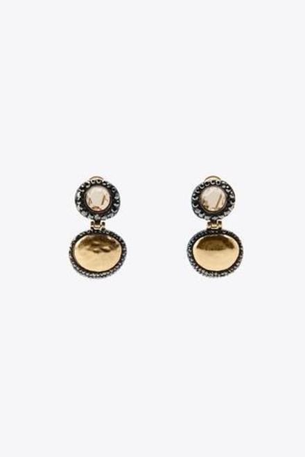 ZARA СЕРЬГИ СО СТРАЗАМИ, ЗОЛОТОЙ/СЕРЕБРЯНЫЙ