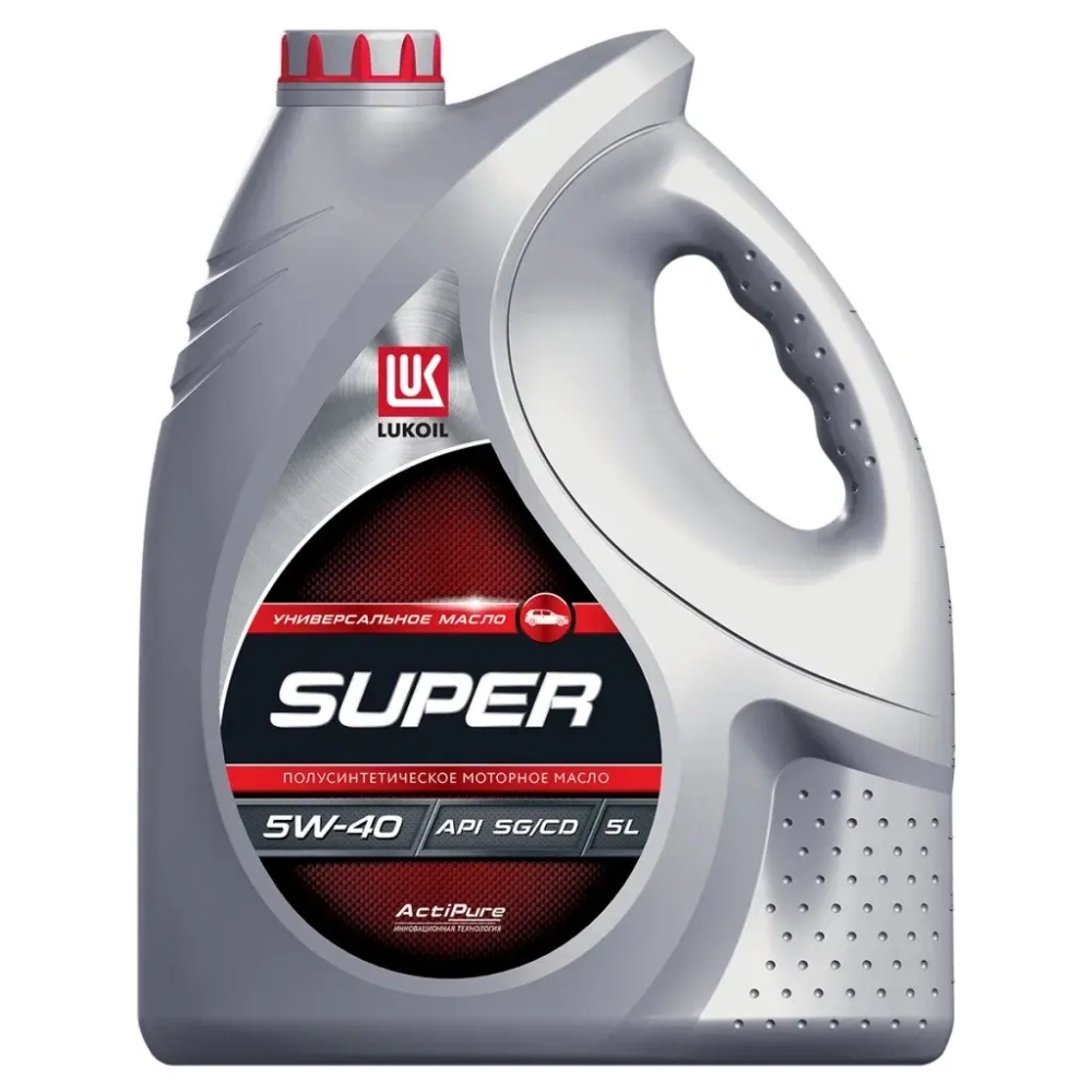 Масло моторное Лукойл супер / LUKOIL SUPER 5W-40 SG/CD п/синтетическое 4л 