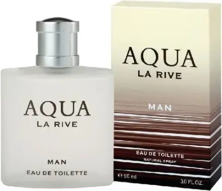 Уникальная туалетная вода для мужчин LA RIVE Aqua EDT 90 мл с нотами бергамота и мандарина.