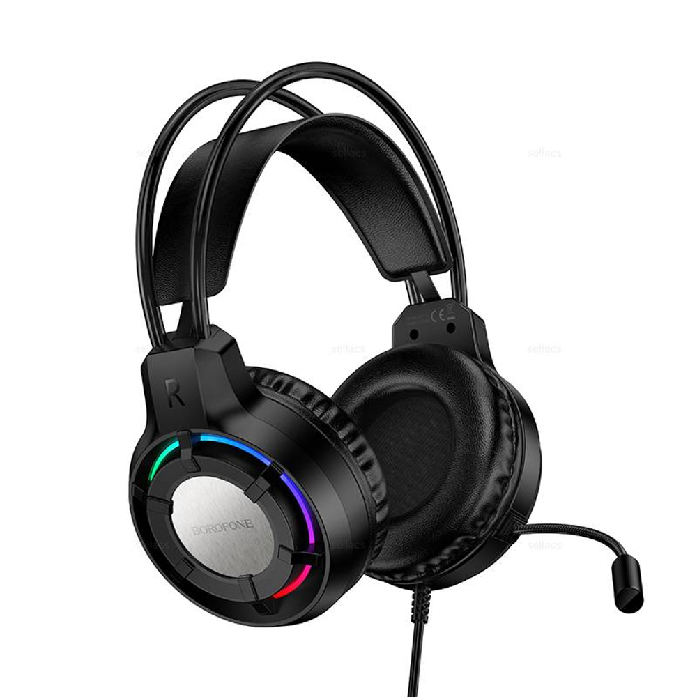 Проводные накладные наушники Borofone BO112 (black)