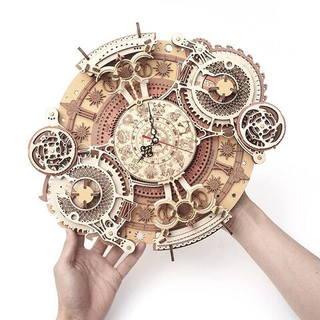 Настенные кварцевые часы с календарём Zodiac Wall Clock (ROKR)