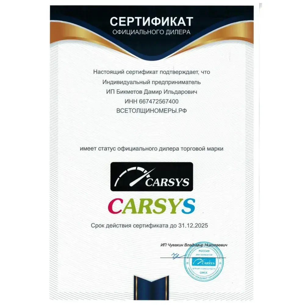 Толщиномер Carsys DPM 816 с поверкой. Внесен в Госреестр.