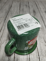 Кружка 0,4л с рис Клубника сад изумрудная 1с2с