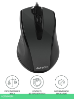 Мышь A4Tech V-Track Padless черный (N-500FS)