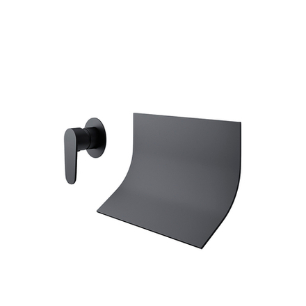 Встраиваемый смеситель для раковины с каскадным изливом ALEXIA 3616902NM черный