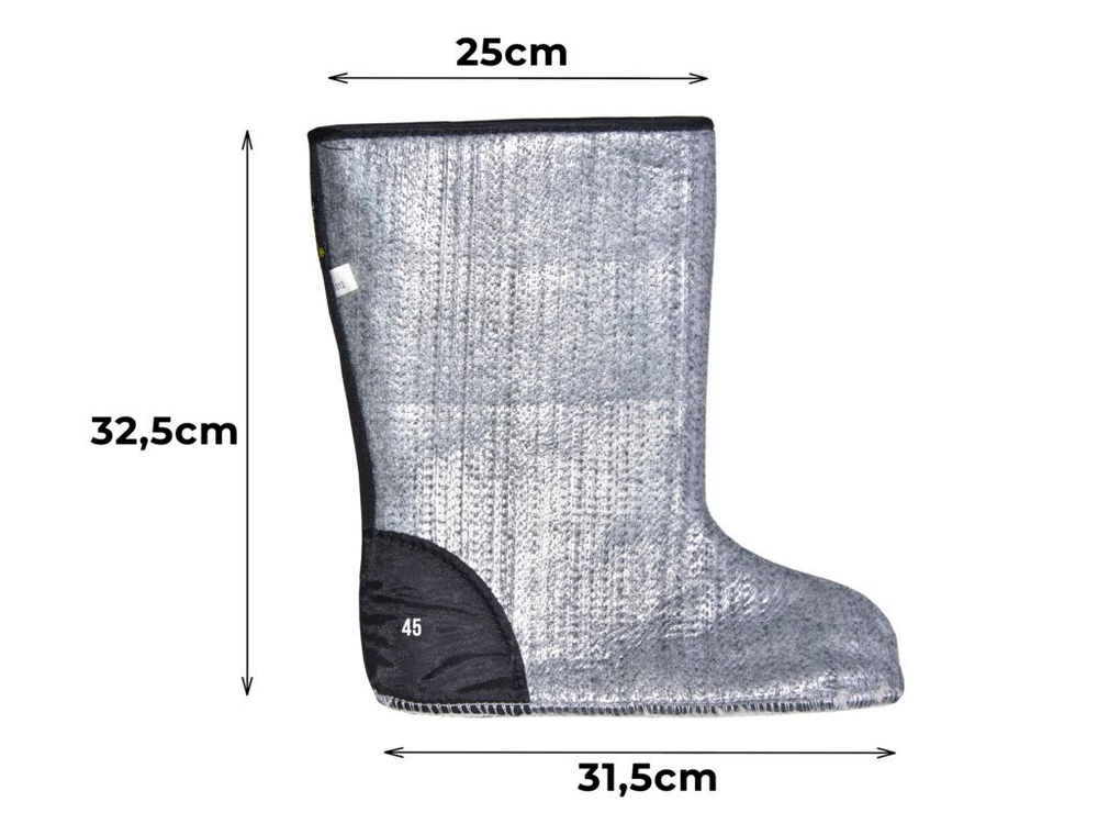 Вкладыши для сапог Norfin PROTECT запас. 3-х слой.12мм р.45