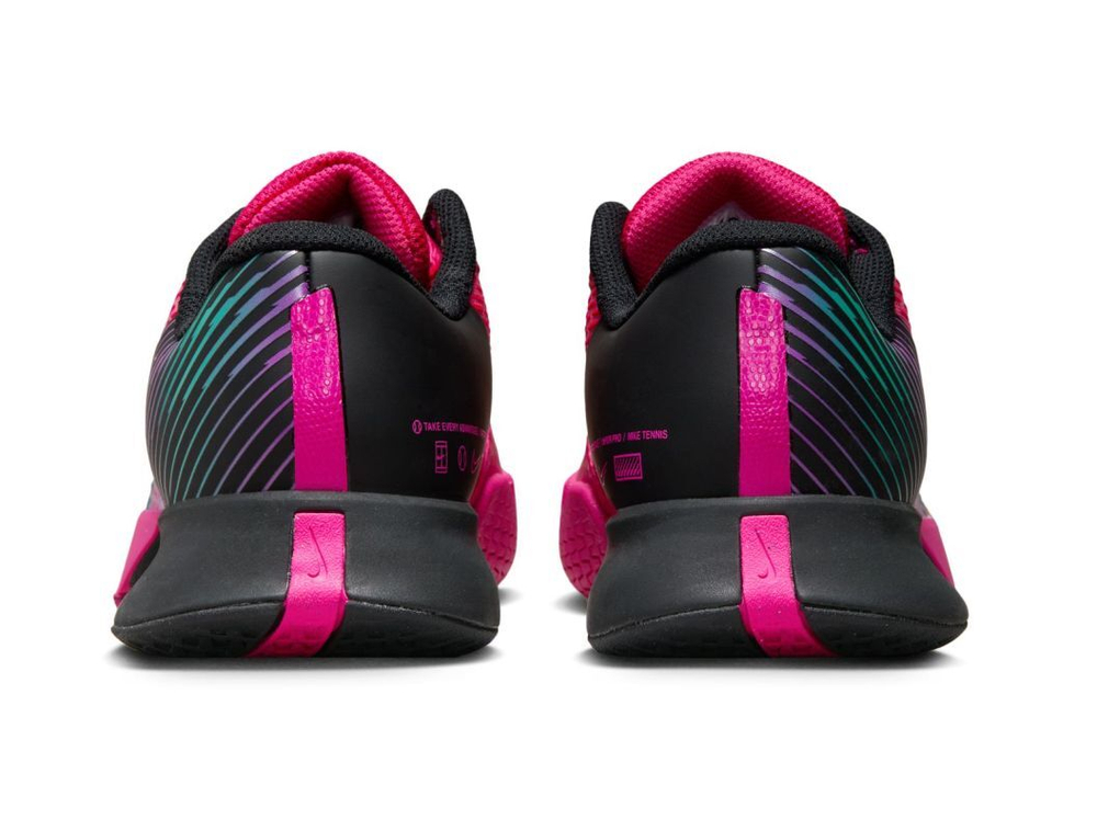 Женские Кроссовки теннисные Nike Air Zoom Vapor Pro 2 Premium - fireberry/black/metallic rose gold/multi-color