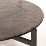 Журнальный столик GEMMA D70, литое стекло