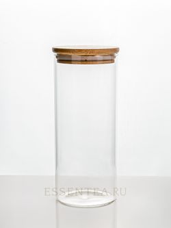 стеклянная банка с крышкой