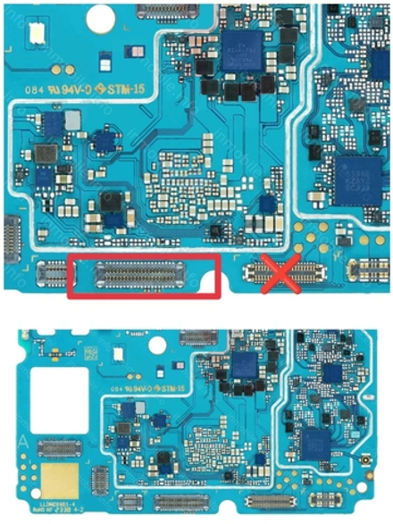 Samsung Galaxy A05S (SM-A057F) - FPC коннектор дисплея (на плату) (Левый)