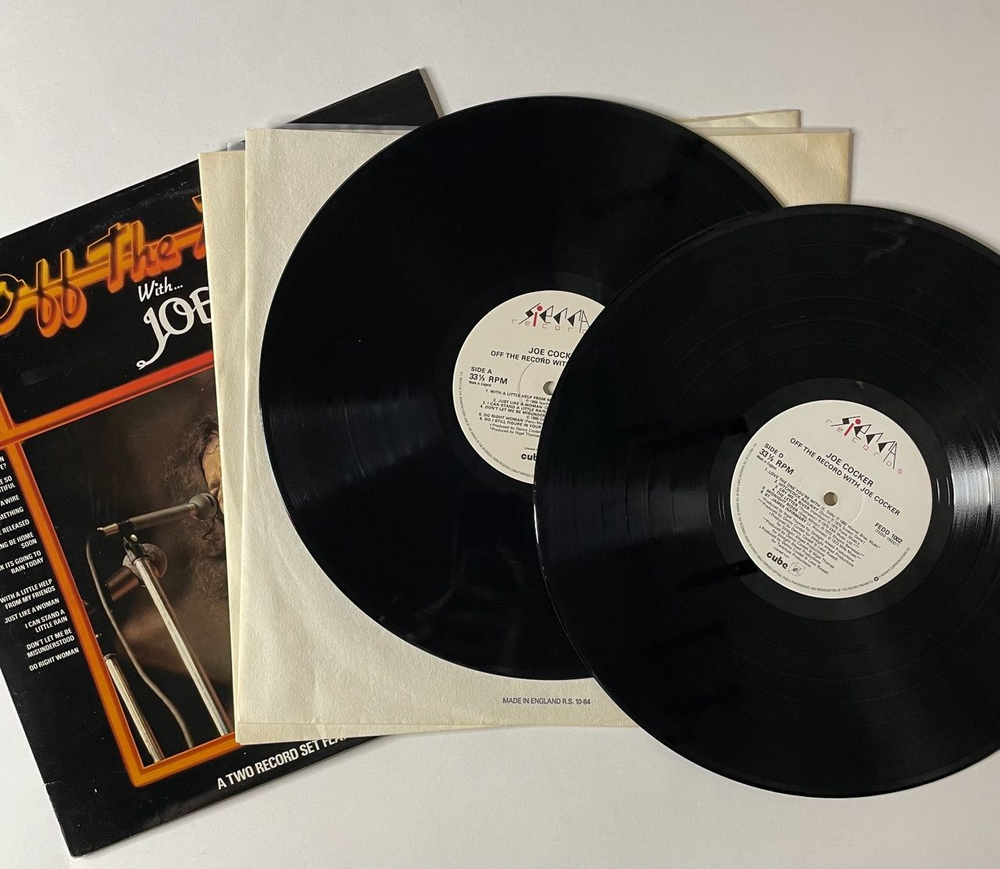 Винтажная виниловая пластинка LP Joe Cocker Off The Record With (UK 1984)