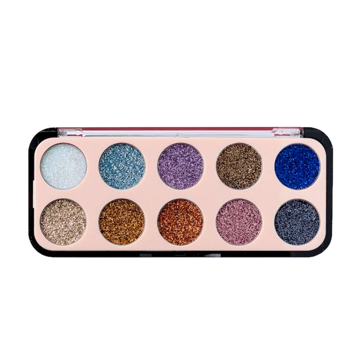 Глиттер для век DoDo Girl Starry Palette тон 01, 10 цветов
