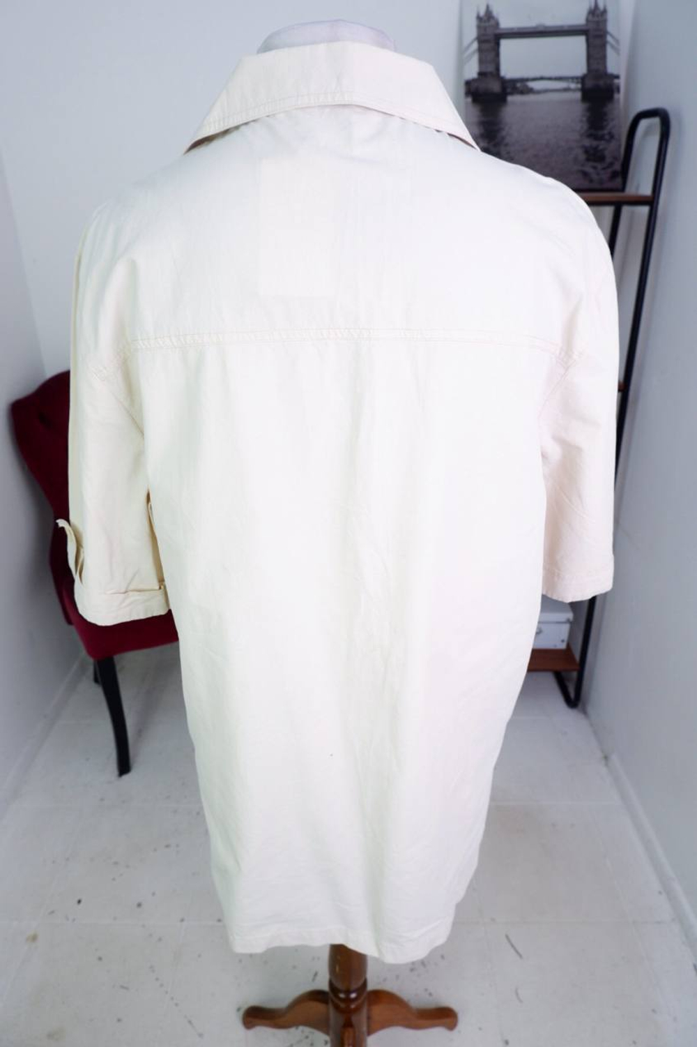 Платье рубашечного кроя, визуально на 56 размер