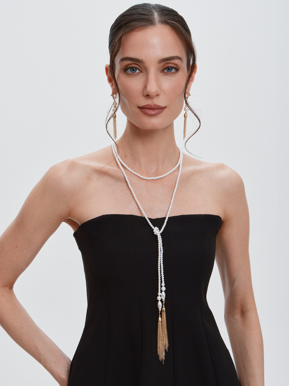 91004070 Колье Selena Pearls