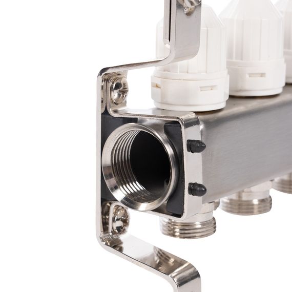 Коллектор Royal Thermo нерж. в сборе с расходомерами 1 ВР-3/4 НР с автомат. воздухоотвод-ми 7 вых. купить в Москве и Московской области по низкой цене с доставкой по России — (3) Коллектор Royal Thermo нерж. в сборе с расходомерами 1 ВР-3/4 НР с автомат. воздухоотвод-ми 7 вых. — (3)