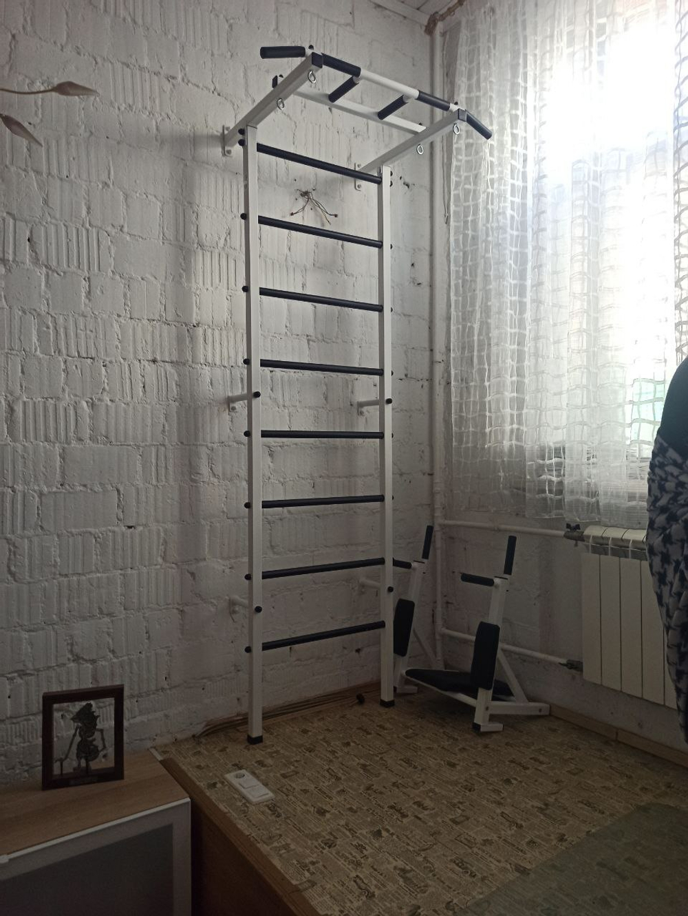 Монтаж шведской стенки Sv Sport в пеноблочные, газоблочные стены