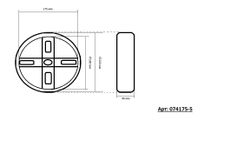 Kink Light 074175-5 Люстра Астрид мультиколор