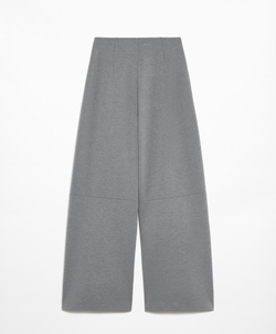 OYSHO Брюки широкого кроя с эффектом неопрена, меланж