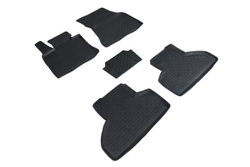 Резиновые коврики с высоким бортом для BMW X5 F-15 2014-2018, Seintex.86733