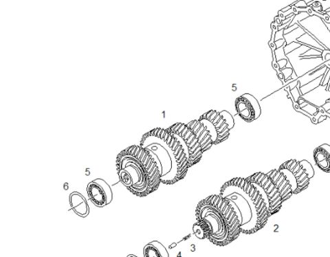 Промежуточный вал на МАН ТГА 81322060137 б.у.