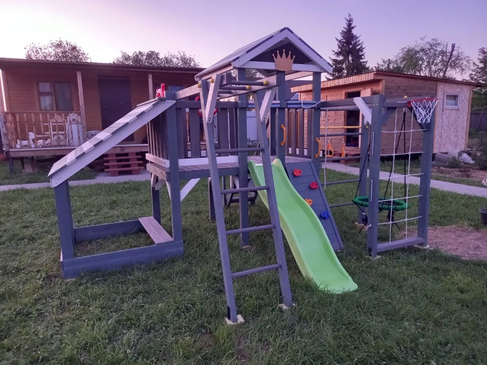 Деревянная игровая площадка для малышей Бэби плэй 13 (Индиго)