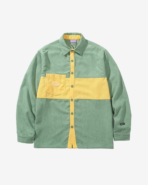 Рубашка Velvet Button Зеленая - фото 1